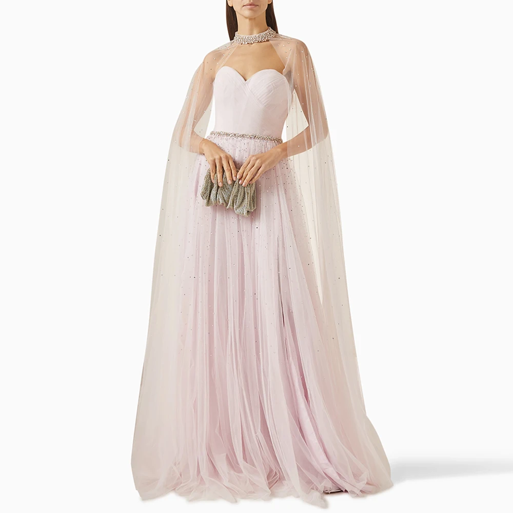 A-Line Tulle Evening Dress Sparkly Crystal Pearls Formal Occasion Gowns Customized Sweetheart Zipper Back Homecoming Dresses
A-Line Tulle Evening Dress Sparkly Crystal Pearls Formal Occasion Gowns Customized Sweetheart Zipper Back Homecoming Dresses