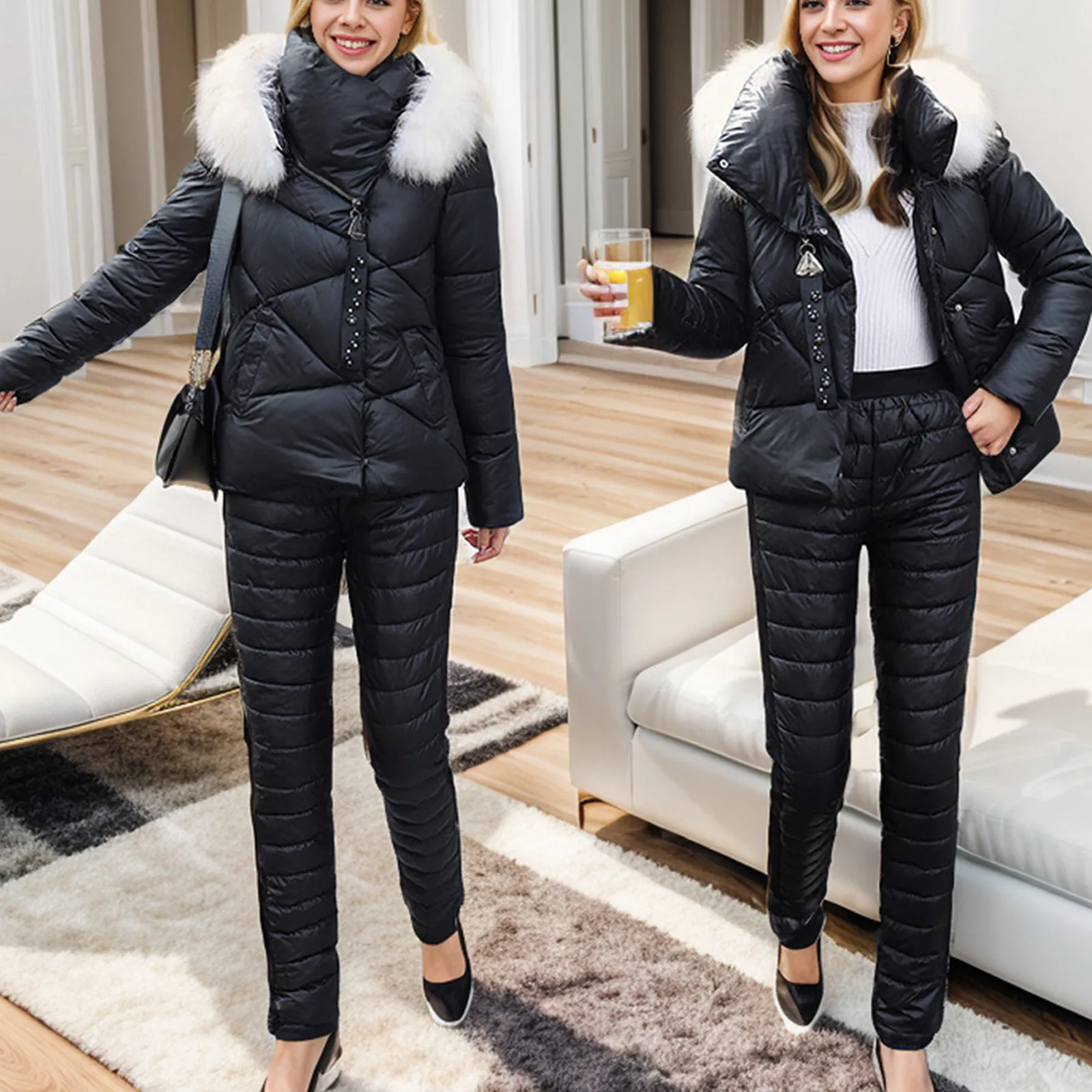 Women's Autumn And Winter Solid Color Ski Wear Outdoor Fashionable Sports Thickened Short Warm And Cold Maternity Winter Coat
Women's Autumn And Winter Solid Color Ski Wear Outdoor Fashionable Sports Thickened Short Warm And Cold Maternity Winter Coat