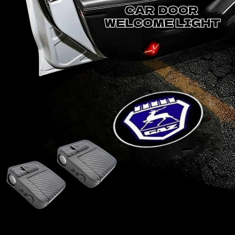 2pcs LED Welcome Light Ghost Shadow Car Door 3D Laser Projector Lamp for GAZ Gazelle Projector Atmosphere Light Car Goods
2pcs LED Welcome Light Ghost Shadow Car Door 3D Laser Projector Lamp for GAZ Gazelle Projector Atmosphere Light Car Goods