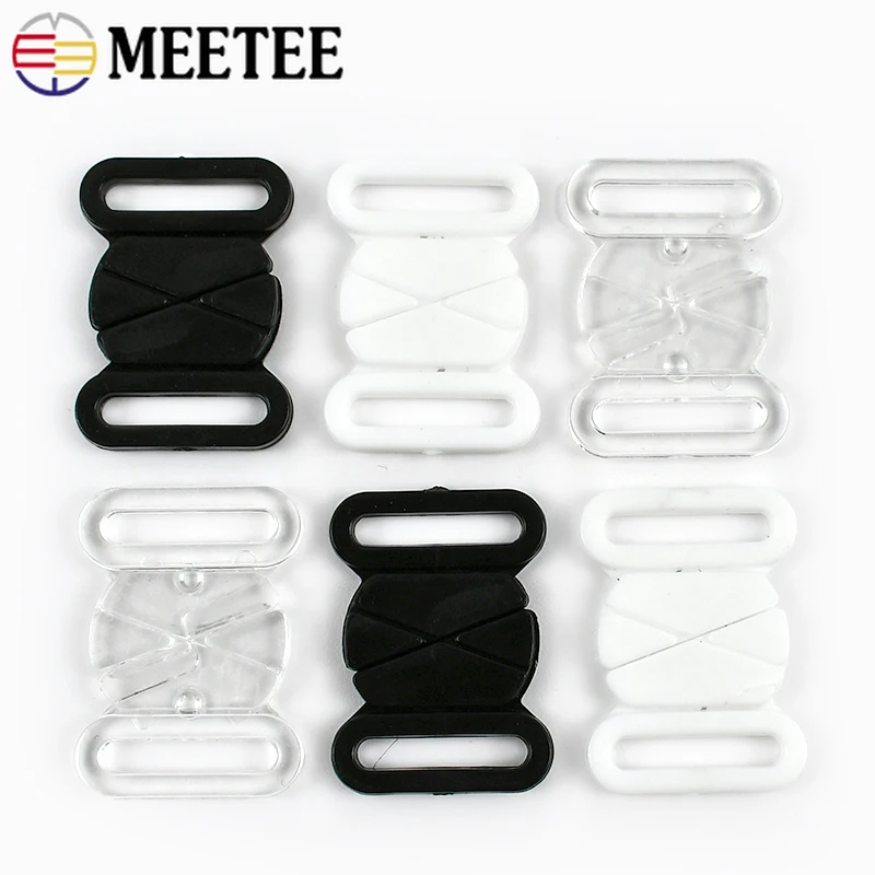 50-200Sets 18mm Plastic Bikini Adjuster Bra Buckle Swimwear Strap Clasp DIY Underwear Release Connector Hook Sewing Accessories
50-200Sets 18mm Plastic Bikini Adjuster Bra Buckle Swimwear Strap Clasp DIY Underwear Release Connector Hook Sewing Accessories