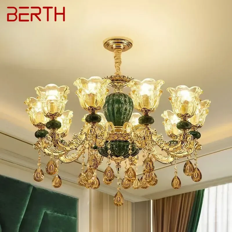 BERTH Европейская Роскошная Хрустальная Люстра Светодиодная Американская Гостиная Ресторан Спальня Вилла Отель Магазин Одежды Подвесной Светильник 
BERTH Европейская Роскошная Хрустальная Люстра Светодиодная Американская Гостиная Ресторан Спальня Вилла Отель Магазин Одежды Подвесной Светильник