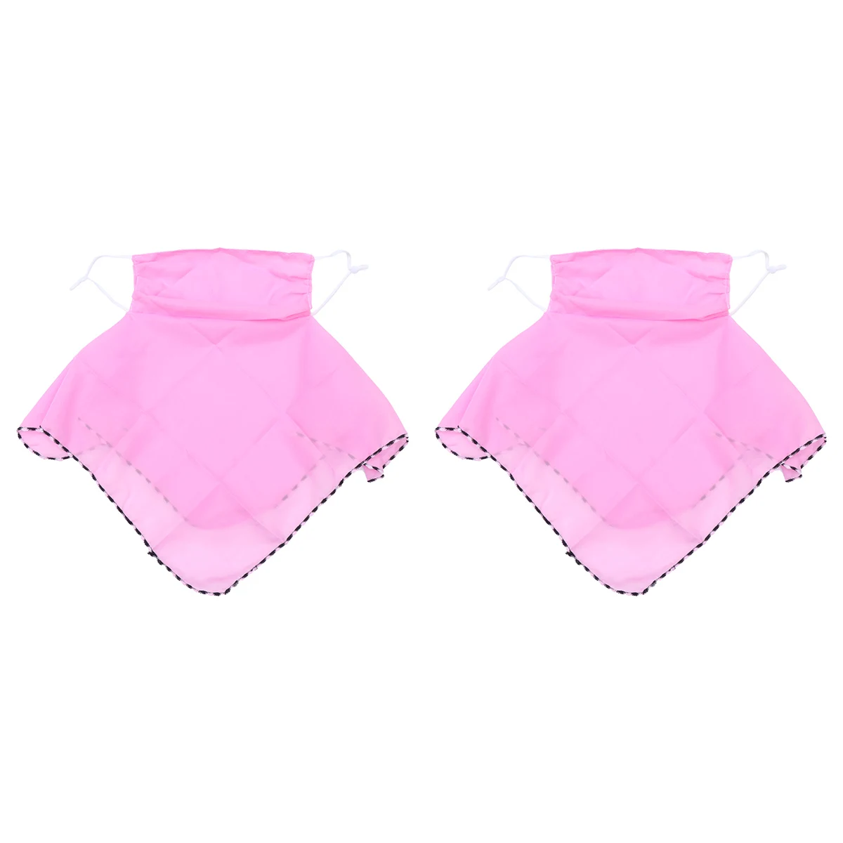 1 Set 2Pcs Women Face Cover Bandanas Mouth Cover Ultraviolet-Proof Face Mask Sun protection for Biking Cycling (Pink) 
1 Set 2Pcs Women Face Cover Bandanas Mouth Cover Ultraviolet-Proof Face Mask Sun protection for Biking Cycling (Pink)