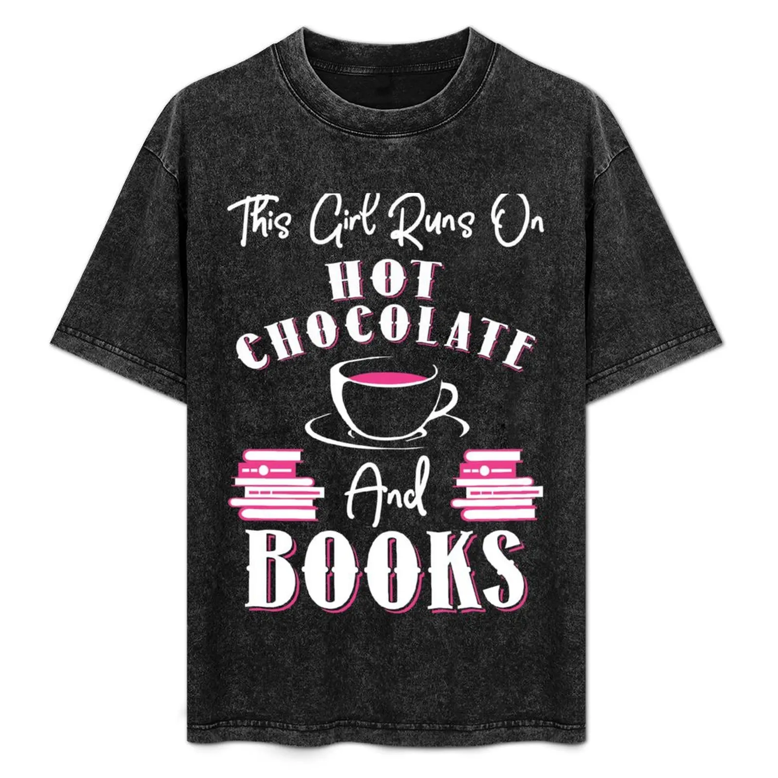 This Girl Runs On Hot Chocolate and Books T-Shirt Daily Work Short Sleeve Top
This Girl Runs On Hot Chocolate and Books T-Shirt Daily Work Short Sleeve Top