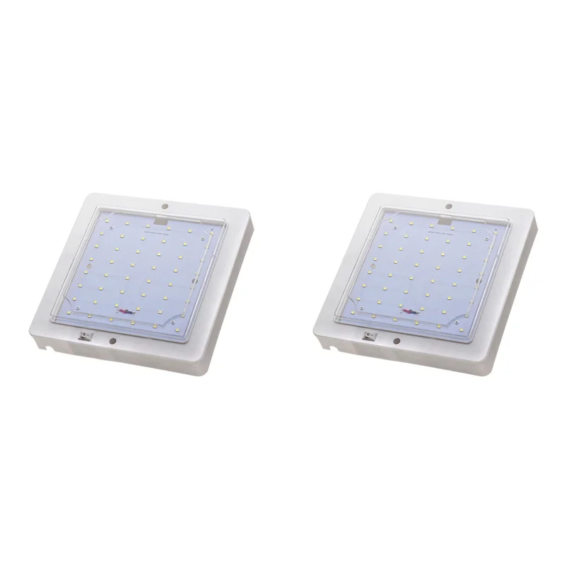 Ac29-2X RV LED Interior Roof Light For Caravan Motorhome Camper Van Boat 10W 6000K White
Ac29-2X RV LED Interior Roof Light For Caravan Motorhome Camper Van Boat 10W 6000K White