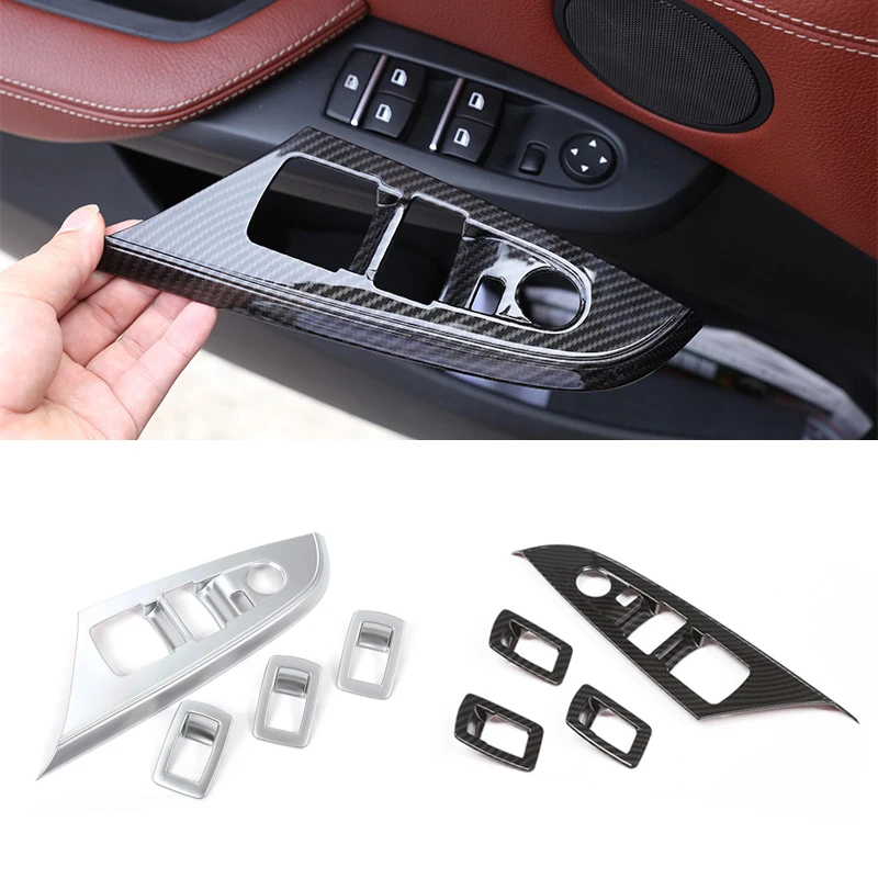 For BMW X3 F25 X4 F26 2013 2014 2015 2016 2017 Carbon Fiber Texture / Sliver Car Window Lift Switch Button Panel Cover Trim
For BMW X3 F25 X4 F26 2013 2014 2015 2016 2017 Carbon Fiber Texture / Sliver Car Window Lift Switch Button Panel Cover Trim