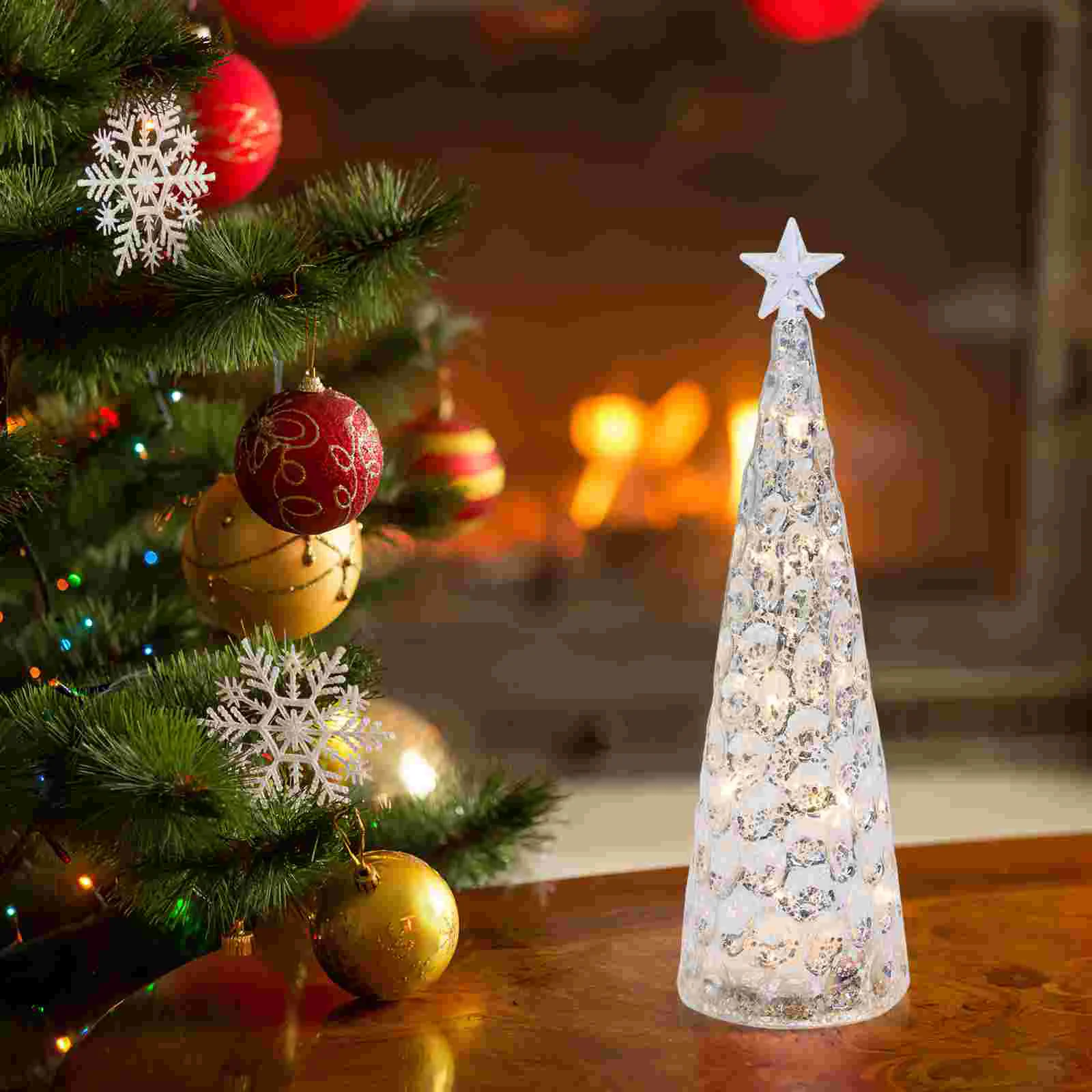 Party Decoration Bedside Lamp Tree Shape Decorations Christmas Table Glass LED Light Desktop Lights Bedroom
Party Decoration Bedside Lamp Tree Shape Decorations Christmas Table Glass LED Light Desktop Lights Bedroom