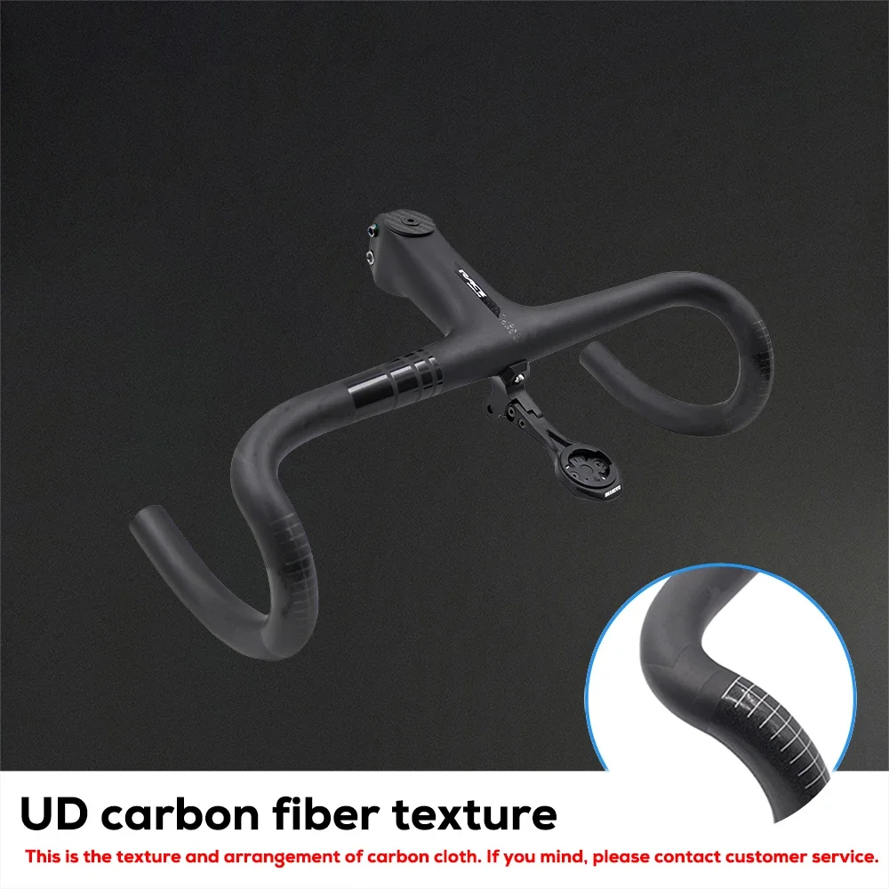 ULLICYC RACE UD Matte Carbon Ultra-Light Integrated Road Bike Handlebar,Bicycle Cockpit for 380mm,with Garmin Mount,Support di2
ULLICYC RACE UD Matte Carbon Ultra-Light Integrated Road Bike Handlebar,Bicycle Cockpit for 380mm,with Garmin Mount,Support di2