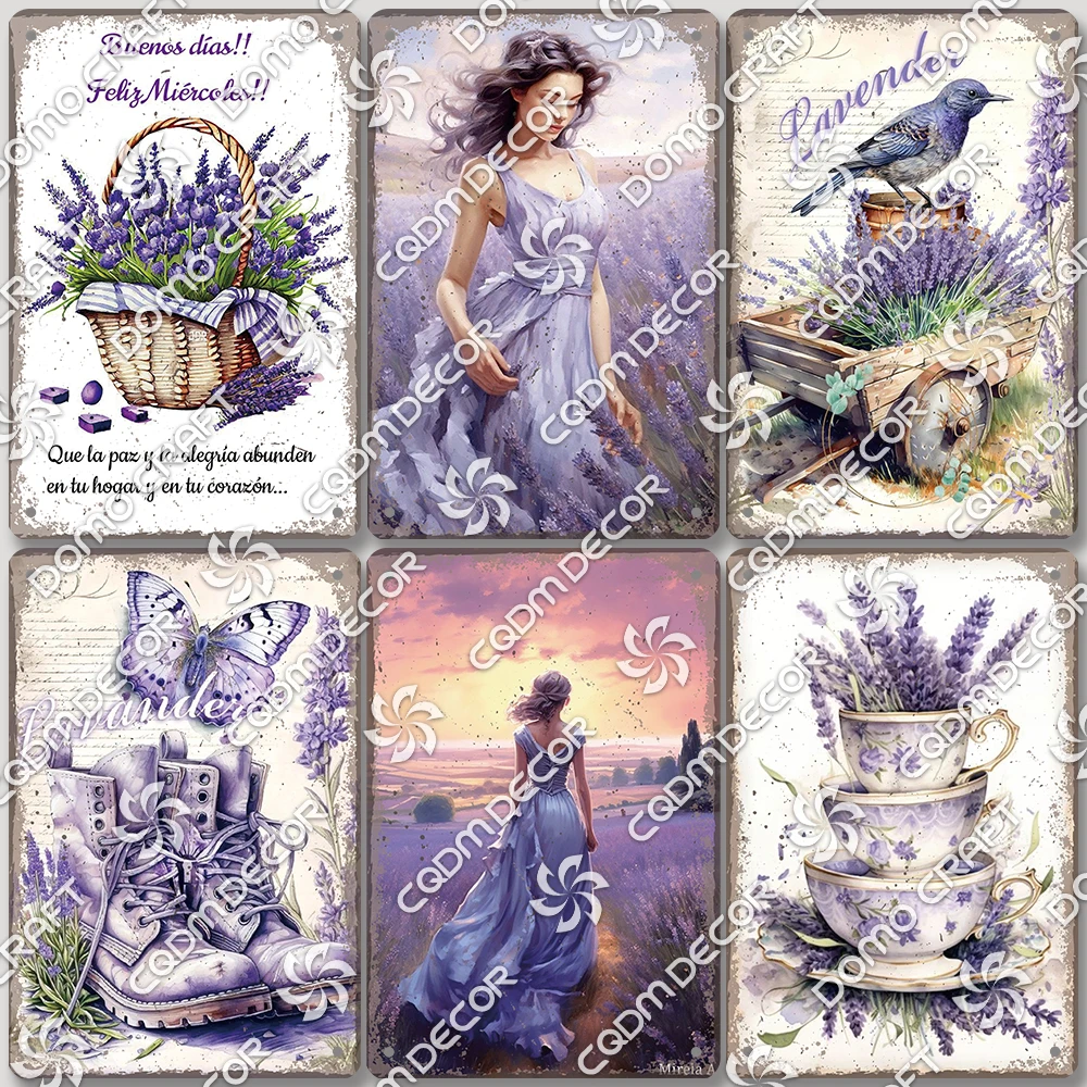 Vintage Lavender Girls Tin Sign Metal Poster Garden Metal Plates Wall Art Decor for Cafe Backgarden Living Room
Vintage Lavender Girls Tin Sign Metal Poster Garden Metal Plates Wall Art Decor for Cafe Backgarden Living Room