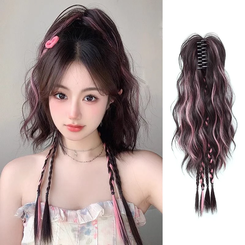 Long Wig Natural Women Hair Wig Claw Clip Simulated Ponytail Hair Clip Hair Extensions Fashion Wig Hairpiece Hair Accessories
Long Wig Natural Women Hair Wig Claw Clip Simulated Ponytail Hair Clip Hair Extensions Fashion Wig Hairpiece Hair Accessories