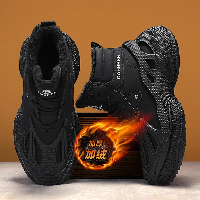Men's Winter Boots Warm Waterproof Non-Slip Plush Sneakers Shoes - Winter Slippers Male Tenis Boots
Men's Winter Boots Warm Waterproof Non-Slip Plush Sneakers Shoes - Winter Slippers Male Tenis Boots