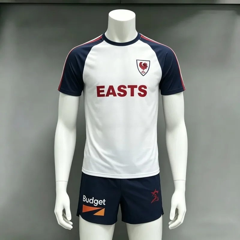 Sydney Roosters Easts Rugby Jersey Set Men Kids White Navy Red Short Sleeve Shirt Shorts Kit Casual Sports Uniforms Fans Version
Sydney Roosters Easts Rugby Jersey Set Men Kids White Navy Red Short Sleeve Shirt Shorts Kit Casual Sports Uniforms Fans Version