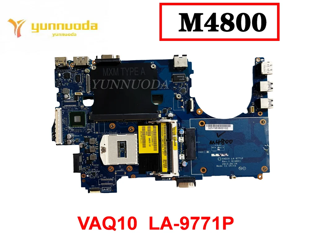 Original For Dell Precision M4800 Laptop motherboard VAQ10 LA-9771P tested good free shipping
Original For Dell Precision M4800 Laptop motherboard VAQ10 LA-9771P tested good free shipping