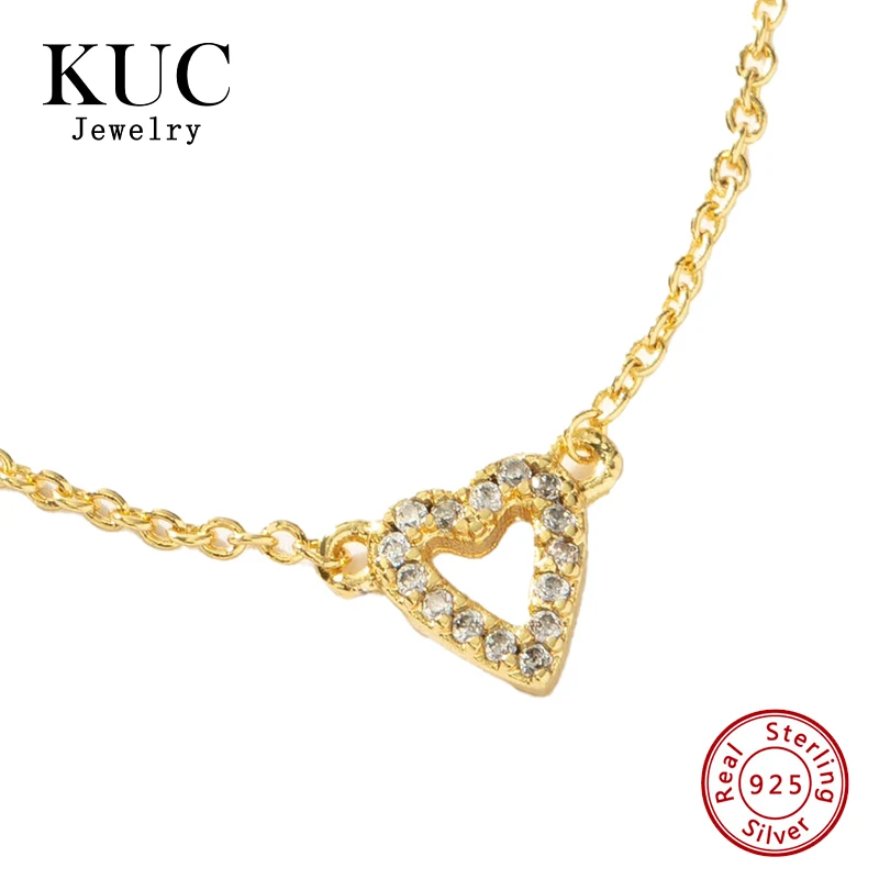Fine Jewelry Trendy Unique Chic Custom 925 Sterling Silver for Women Small Heart Hollow Out Zircon Pendant Necklaces
Fine Jewelry Trendy Unique Chic Custom 925 Sterling Silver for Women Small Heart Hollow Out Zircon Pendant Necklaces