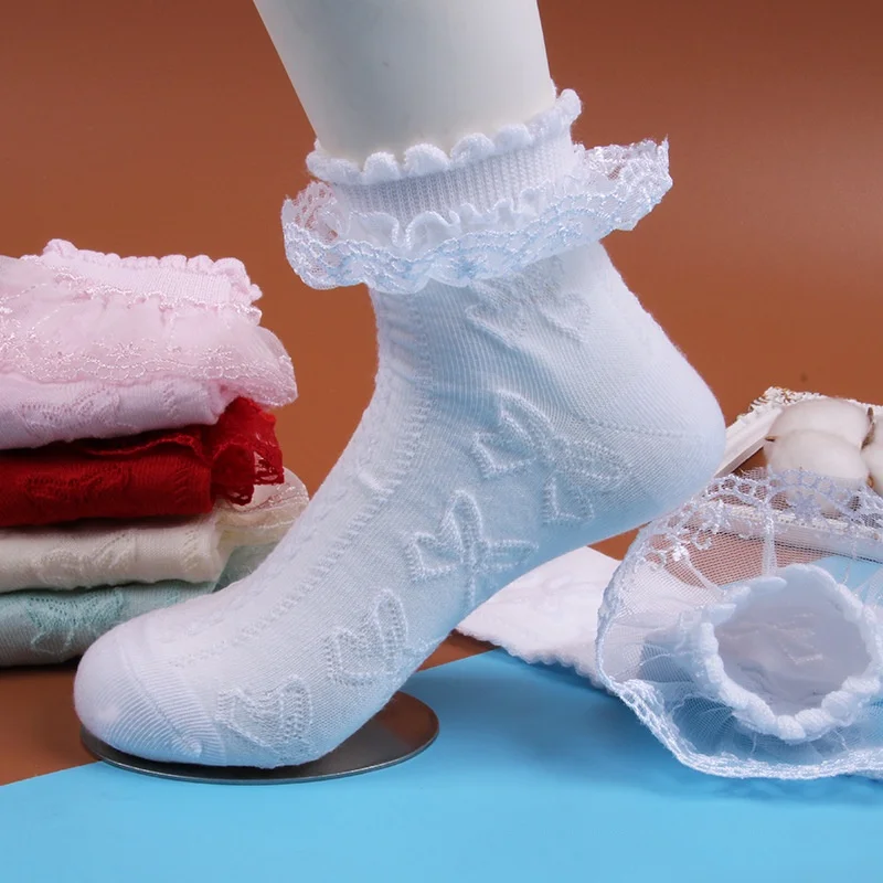 Summer Thin Children's Socks Kids Sweet Lace Ruffle Princess Mesh Socks for Girls New Cotton 5 Colours Baby Toddler Socks 1-12Y
Summer Thin Children's Socks Kids Sweet Lace Ruffle Princess Mesh Socks for Girls New Cotton 5 Colours Baby Toddler Socks 1-12Y