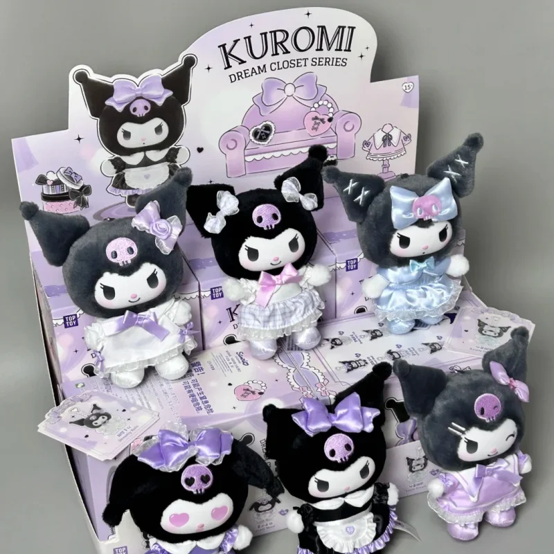Genuine Top Toy Sanrio Kuromi Dream Wardrobe Series Blind Box Cute Plush Doll Bag Pendant Surprise Gift Collectible Toy Gift
Genuine Top Toy Sanrio Kuromi Dream Wardrobe Series Blind Box Cute Plush Doll Bag Pendant Surprise Gift Collectible Toy Gift