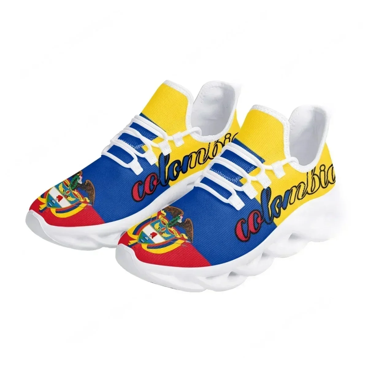 Hot 2025 New Sport Running Shoes Colombia Flag Lace-up Walking Sneakers Shock Absorption Cushion Tennis for Womens Mans
Hot 2025 New Sport Running Shoes Colombia Flag Lace-up Walking Sneakers Shock Absorption Cushion Tennis for Womens Mans