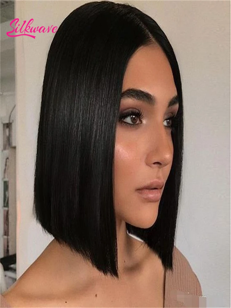 Silkwave 4x4 Transparent Lace Closure Straight Hair Short Bob Wig Remy Brazilian 100% Human Hair #Natural Black Color Wigs
Silkwave 4x4 Transparent Lace Closure Straight Hair Short Bob Wig Remy Brazilian 100% Human Hair #Natural Black Color Wigs