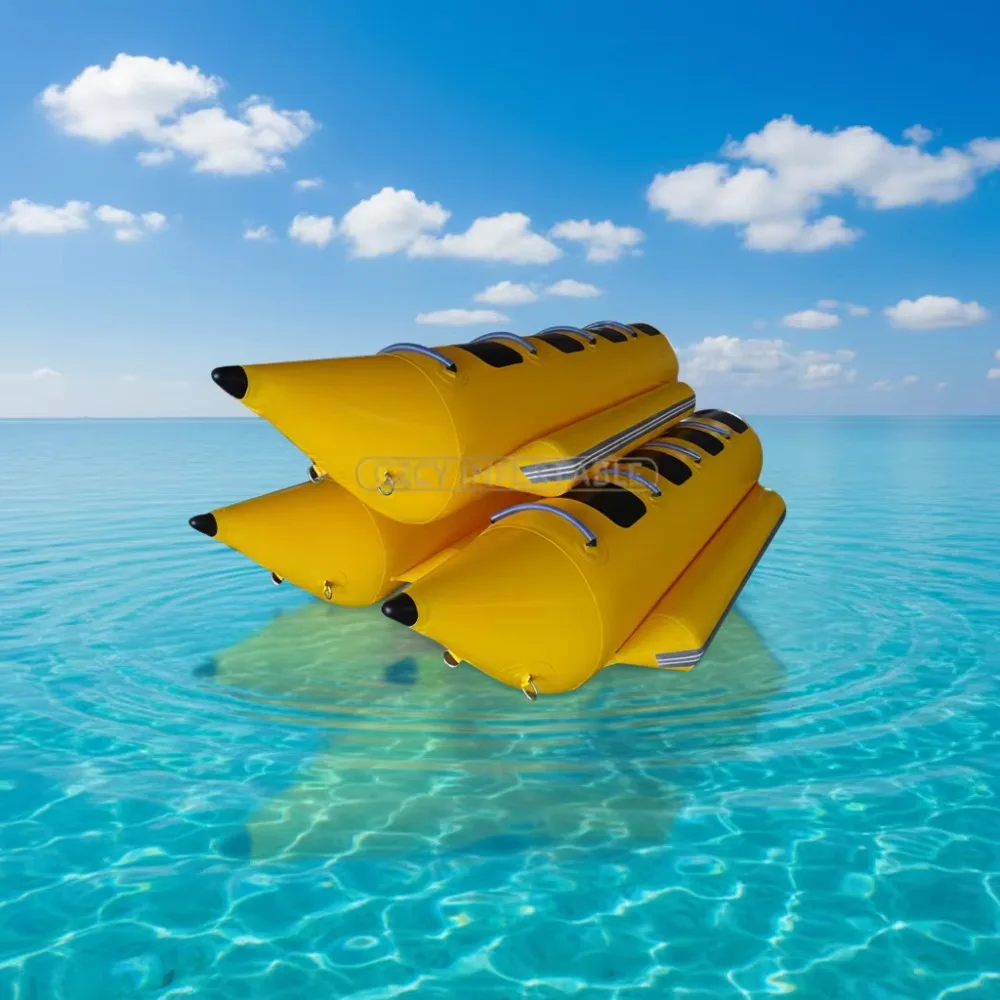 PVC inflatable banana boat, suitable for surfing and motorboats, 2-10 seats, CE certified
PVC inflatable banana boat, suitable for surfing and motorboats, 2-10 seats, CE certified
