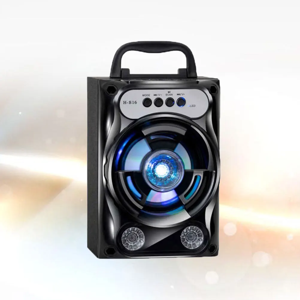 1Pcs Portable Wireless Speaker Black Outdoor Shockproof Rainproof Powerful Bass Stereo Music Box Support Card Power Bank
1Pcs Portable Wireless Speaker Black Outdoor Shockproof Rainproof Powerful Bass Stereo Music Box Support Card Power Bank