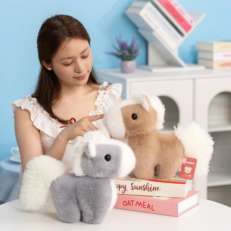 Kawaii 3 Colors Horse Plush Toy Cute Lifelike Animal Soft Cartoon Horse Stuffed Doll Decor Friend Kid Birthday Gift 28cm
Kawaii 3 Colors Horse Plush Toy Cute Lifelike Animal Soft Cartoon Horse Stuffed Doll Decor Friend Kid Birthday Gift 28cm 