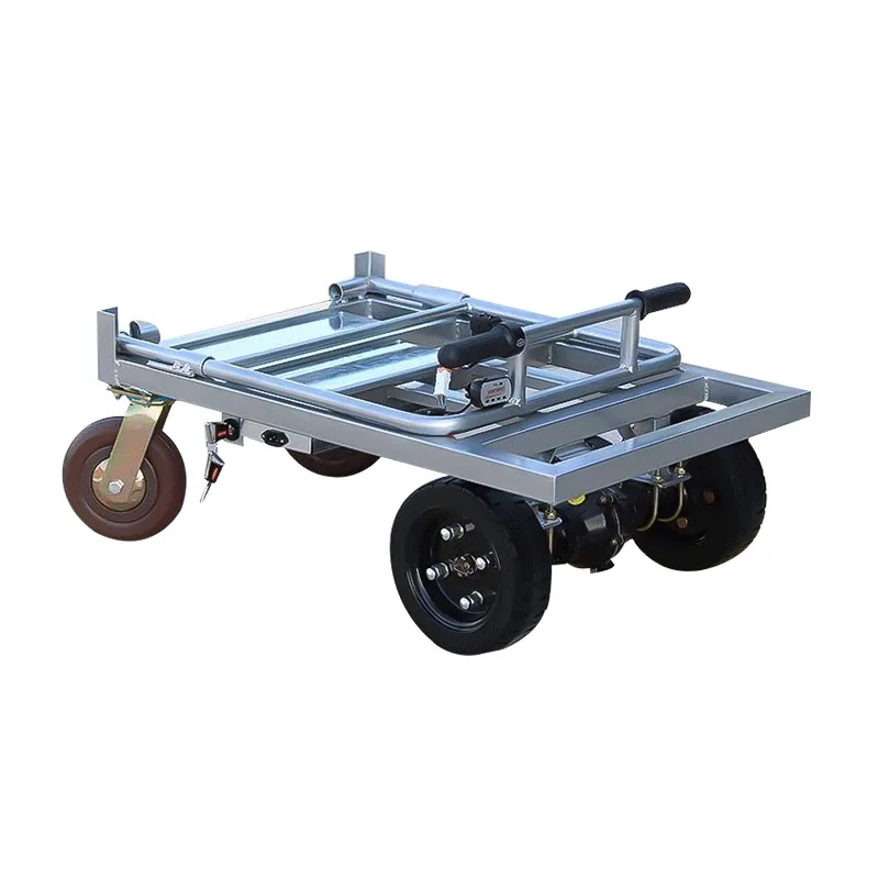 Heavy Duty Electric Four Wheel Trolley Foldable Flat Cart Tile Cement Transport Used In Building Site And Narrow Space Handling
Heavy Duty Electric Four Wheel Trolley Foldable Flat Cart Tile Cement Transport Used In Building Site And Narrow Space Handling