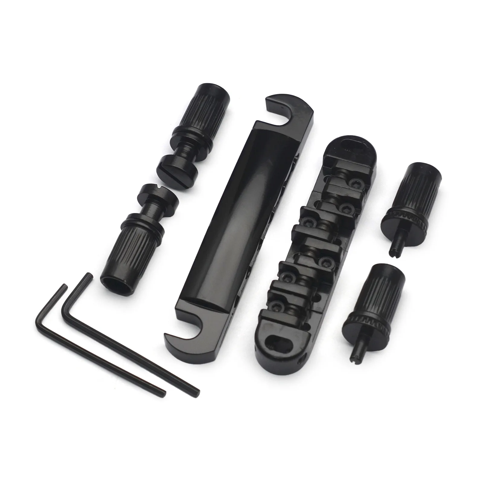 Electric Guitar Roller Saddle Bridge Roller Bridge with Tailpiece, Smooth Tremolo Return for LP Guitar Parts & Accessories
Electric Guitar Roller Saddle Bridge Roller Bridge with Tailpiece, Smooth Tremolo Return for LP Guitar Parts & Accessories