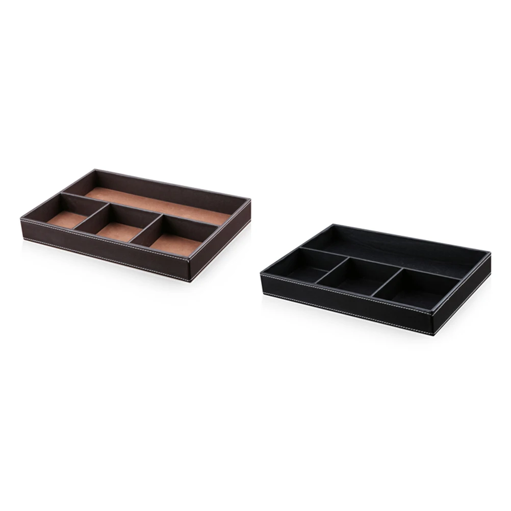 Storage Box 4 Compartments Jewelry Organizer Glasses Holder Desktop Earrings Necklace Case PU Premium Material
Storage Box 4 Compartments Jewelry Organizer Glasses Holder Desktop Earrings Necklace Case PU Premium Material