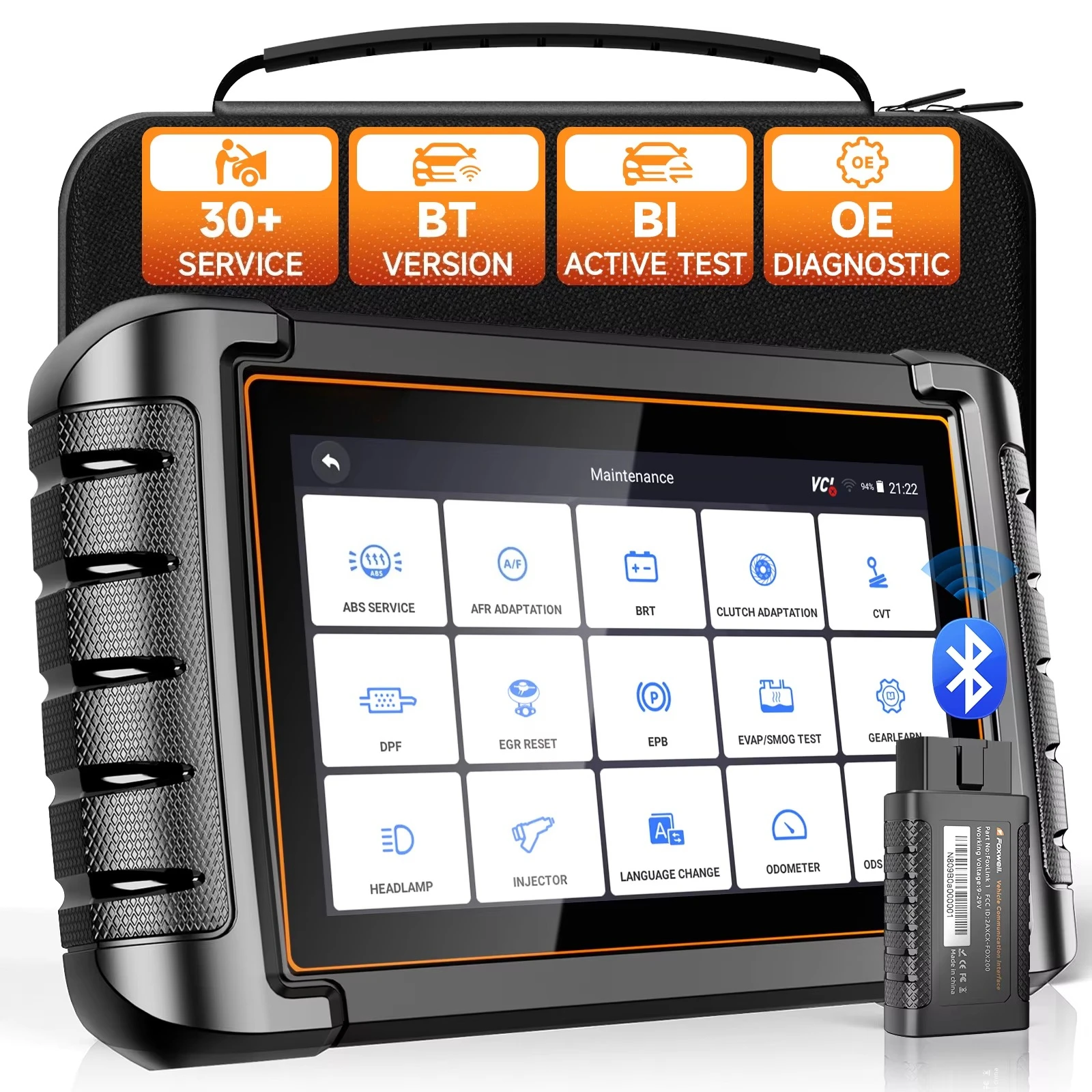 NT809BT OEM ODM Car Diagnostic Scanner All System OBD2 30 Function Engine Light Wireless Tool with 1-Year Warranty
NT809BT OEM ODM Car Diagnostic Scanner All System OBD2 30 Function Engine Light Wireless Tool with 1-Year Warranty