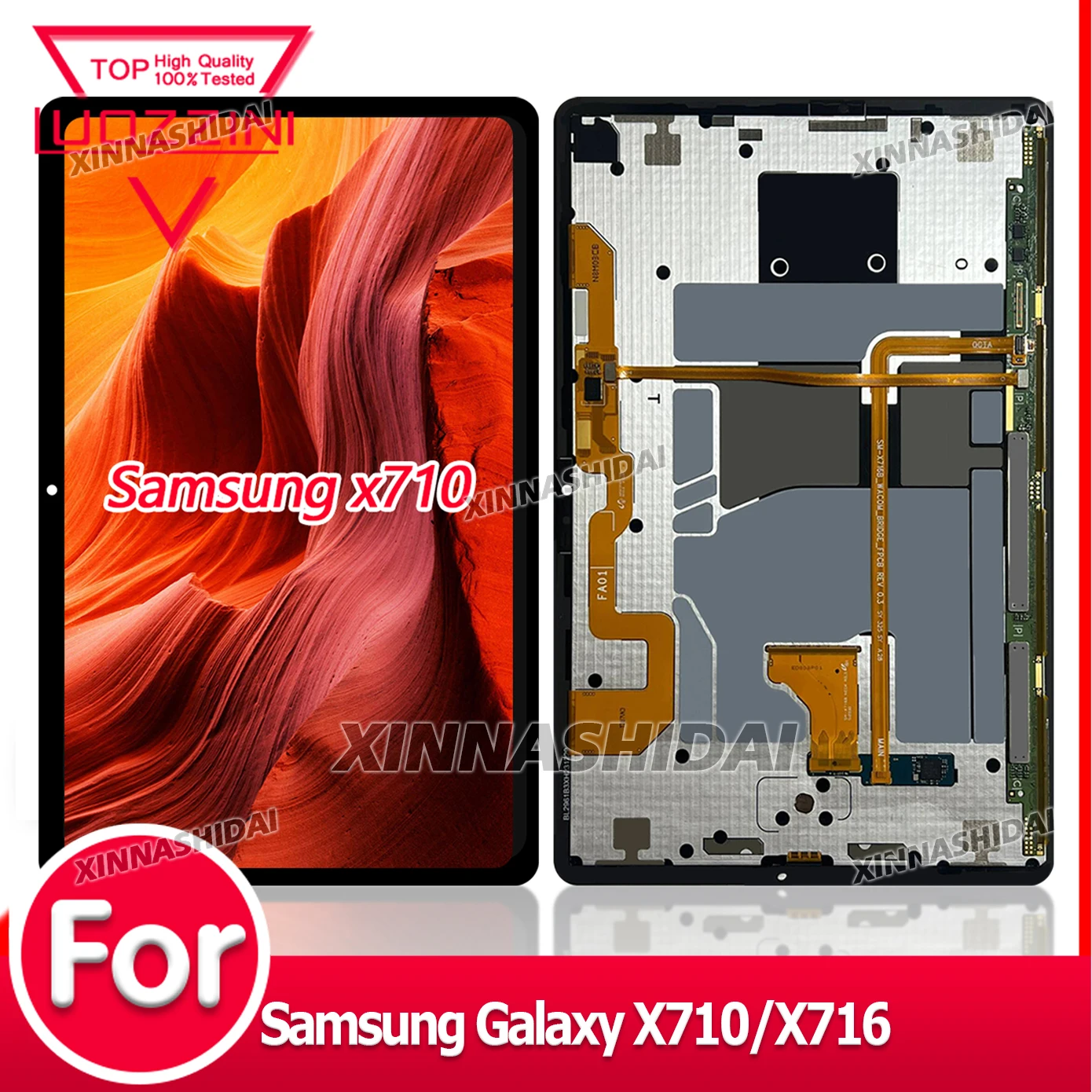 Новый ЖК-дисплей для Samsung Galaxy Tab X710/X716, дигитайзер сенсорного экрана в сборе для Samsung Galaxy Tab X710/X716 ЖК-дисплей
Новый ЖК-дисплей для Samsung Galaxy Tab X710/X716, дигитайзер сенсорного экрана в сборе для Samsung Galaxy Tab X710/X716 ЖК-дисплей