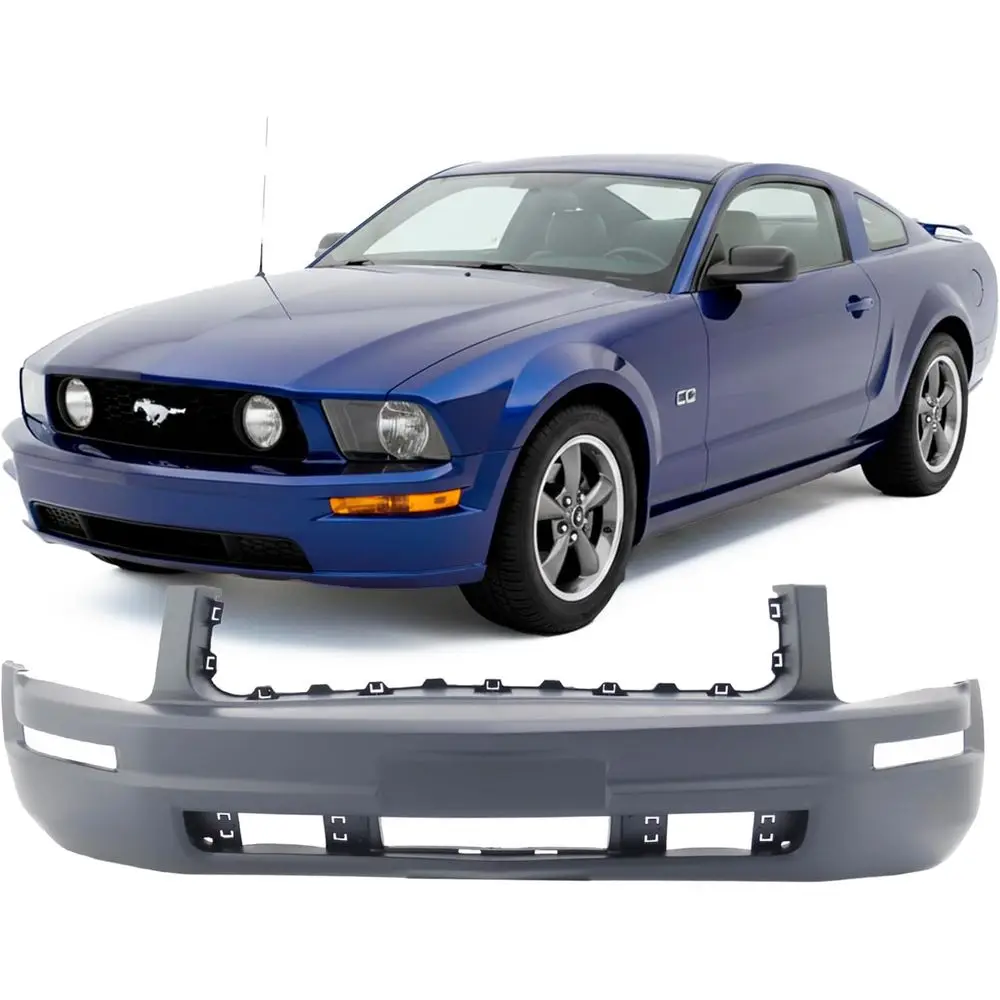 Compatible with Front Bumper Cover 2005-2009 Ford Mustang V6 Base Convertible Coupe 05-09. New, Primed and Ready for Paint. FO10
Compatible with Front Bumper Cover 2005-2009 Ford Mustang V6 Base Convertible Coupe 05-09. New, Primed and Ready for Paint. FO10