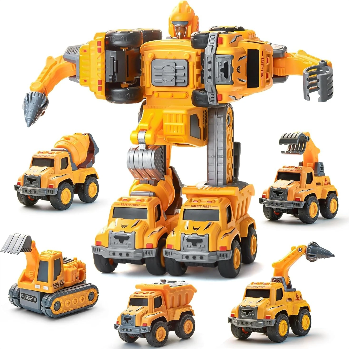 5 in 1 Transform Robot Building Toy Set for Kids, Detachable Construction Transform Vehicles Set, STEM Toy
5 in 1 Transform Robot Building Toy Set for Kids, Detachable Construction Transform Vehicles Set, STEM Toy