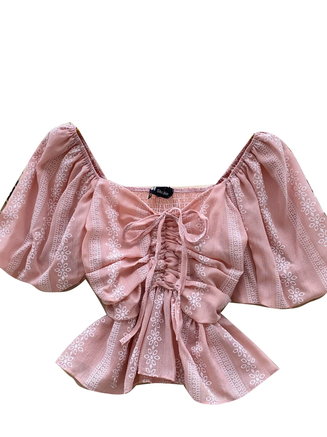Retro Sle Bubble Sve One oulder Women's Summer irt Dstring Pure Desire Sexy ort Sve Korean Loose Fit Blouse
Retro Sle Bubble Sve One oulder Women's Summer irt Dstring Pure Desire Sexy ort Sve Korean Loose Fit Blouse
