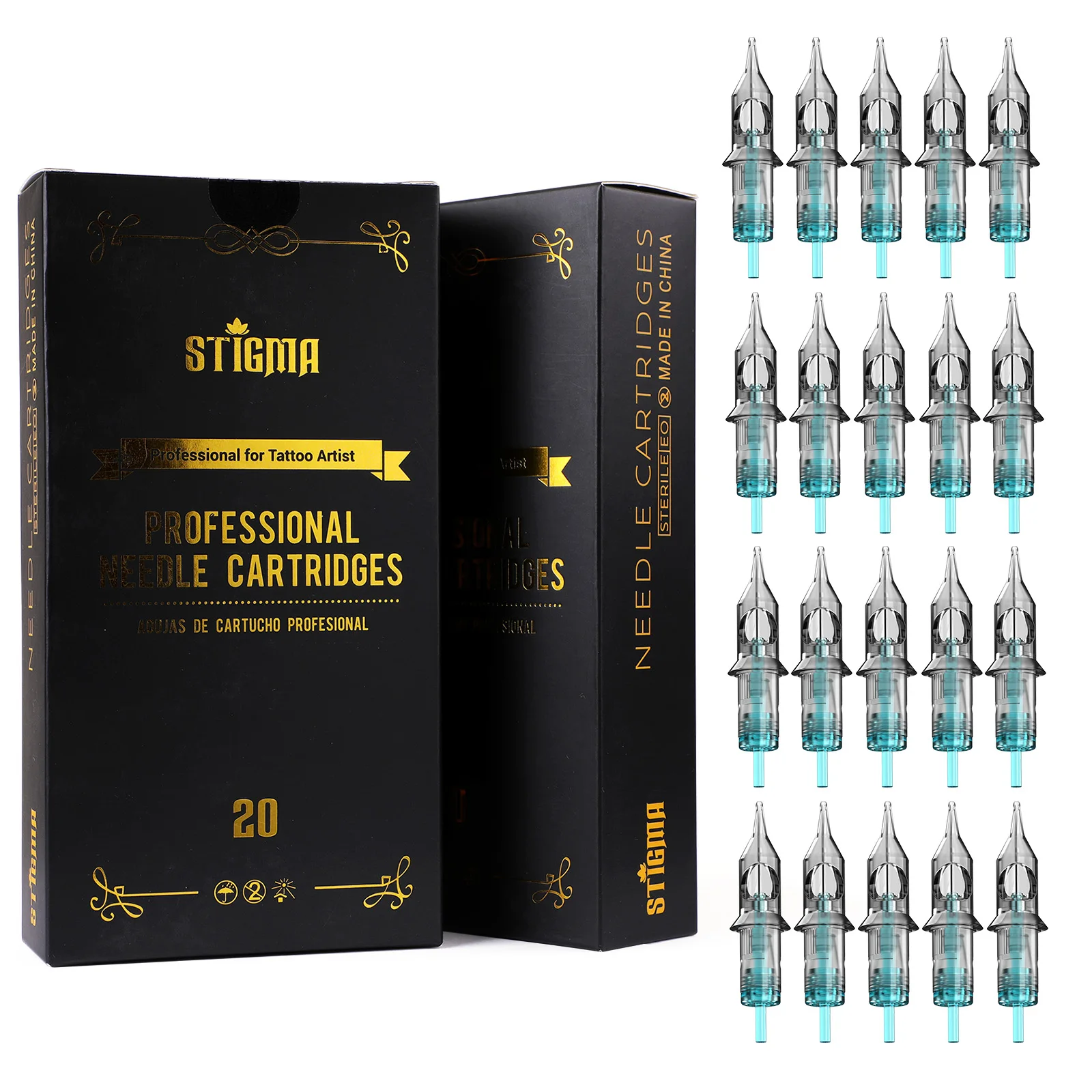 STIGMA 20PCS High Quality Tattoo Needle Cartridge RL/RS/RM/M1(0.3MM/0.35MM) Blue Disposable Sterilized Safety For Tattoo Machine
STIGMA 20PCS High Quality Tattoo Needle Cartridge RL/RS/RM/M1(0.3MM/0.35MM) Blue Disposable Sterilized Safety For Tattoo Machine