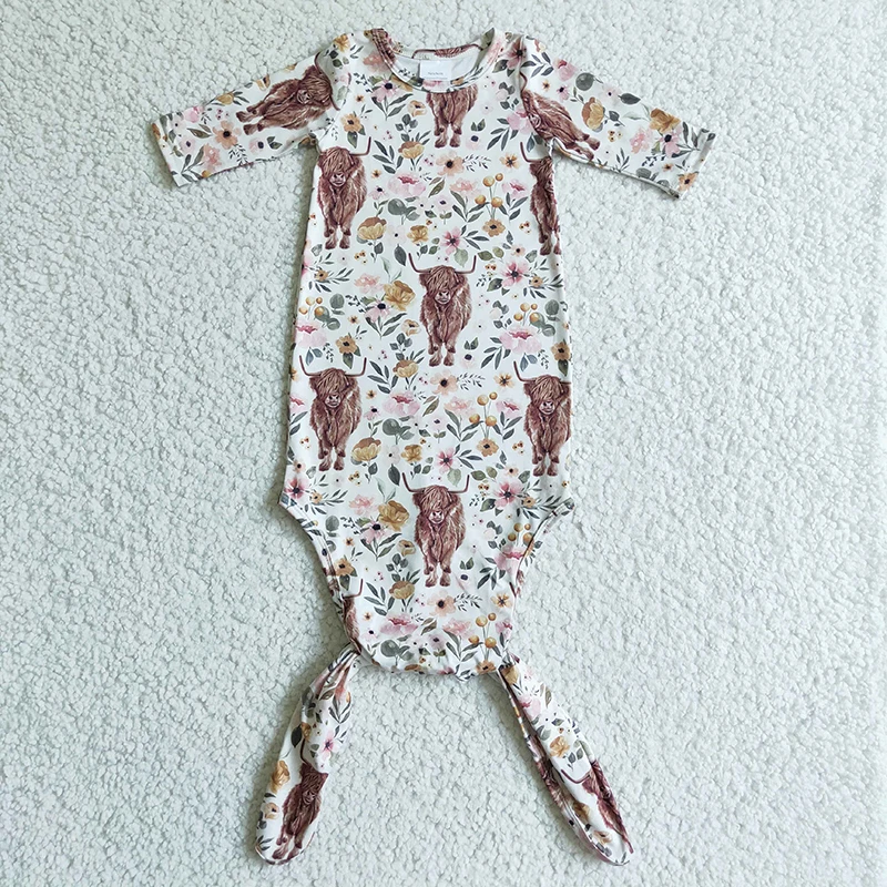 Baby Girl Western Cow Flower Knotted Newborn Gown Jumpsuit Clothing Kid One-piece Floral Romper Wholesale Toddler New Clothes
Baby Girl Western Cow Flower Knotted Newborn Gown Jumpsuit Clothing Kid One-piece Floral Romper Wholesale Toddler New Clothes