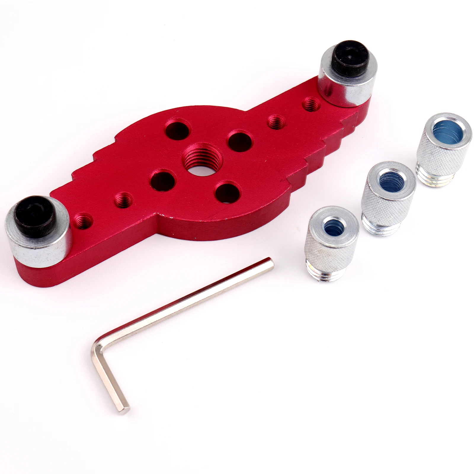 Alloy Vertical Pocket Hole Jig Woodworking 6/8/10mm Drilling Locator Wood Self Centering Drill Guide Kit Hole Puncher
Alloy Vertical Pocket Hole Jig Woodworking 6/8/10mm Drilling Locator Wood Self Centering Drill Guide Kit Hole Puncher