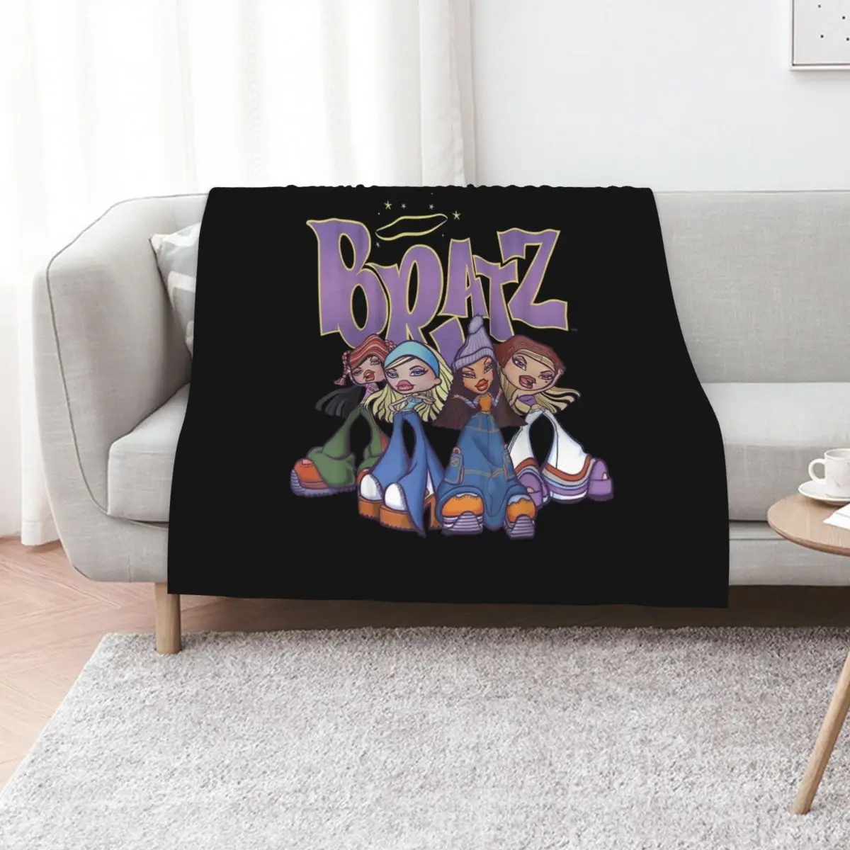 Bratz Original Four Group Shot Logo Throw Blanket Summer Cool Breathable Blanket for Sleeping
Bratz Original Four Group Shot Logo Throw Blanket Summer Cool Breathable Blanket for Sleeping