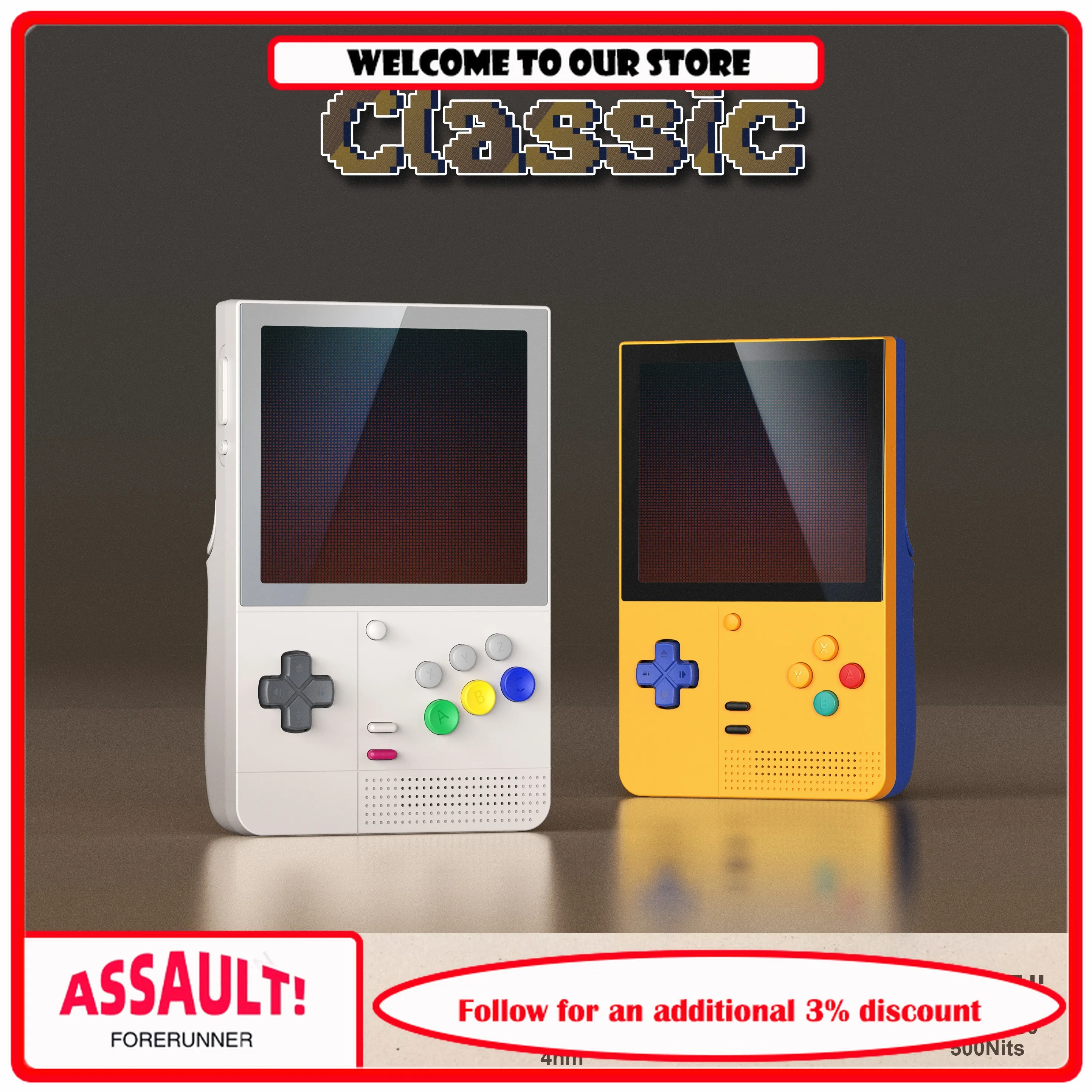 Retroid Pocket Classic Handheld Game Console Snapdragon G1 Gen2 3.92'' AMOLED Screen Android14 OS Active Cooling Fast Charging
Retroid Pocket Classic Handheld Game Console Snapdragon G1 Gen2 3.92'' AMOLED Screen Android14 OS Active Cooling Fast Charging
