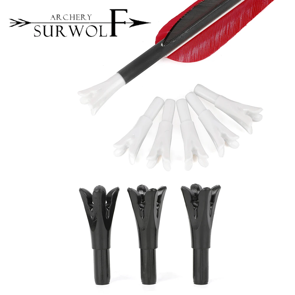 25pcs Arrow Nock Crossed Tail Plastic Black/White ID6.2mm OD7.2mm for Carbon Glassfiber Arrow Shaft Hunting Shooting Accessories
25pcs Arrow Nock Crossed Tail Plastic Black/White ID6.2mm OD7.2mm for Carbon Glassfiber Arrow Shaft Hunting Shooting Accessories