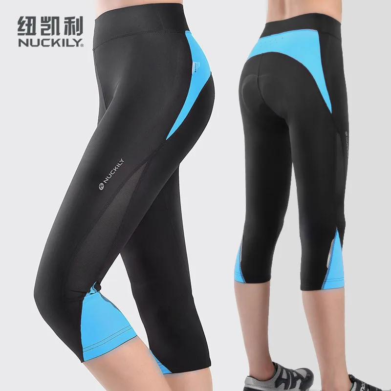 NUCKILY Women's Capri Cycling Pants Women-Specific 3D Padded High Density Sponge Breathable Quick Dry High Elastic Bike Tights
NUCKILY Women's Capri Cycling Pants Women-Specific 3D Padded High Density Sponge Breathable Quick Dry High Elastic Bike Tights
