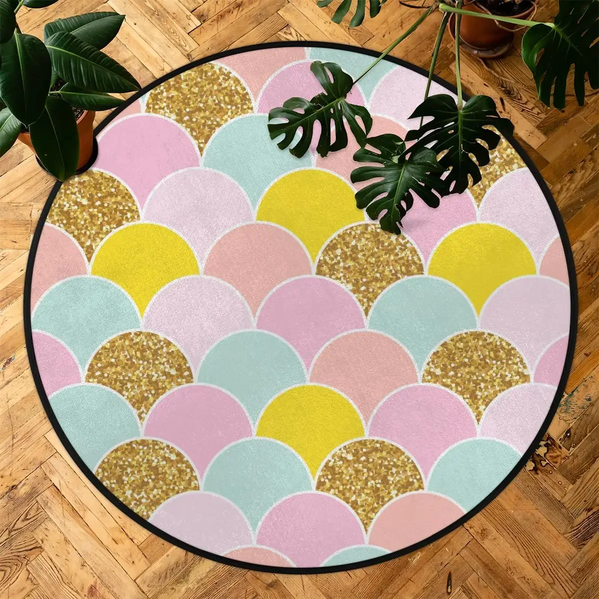 Круглый ковер Golden Scales — мягкий моющийся нескользящий напольный коврик для детской комнаты, спальни, ванной комнаты и прачечной
Круглый ковер Golden Scales — мягкий моющийся нескользящий напольный коврик для детской комнаты, спальни, ванной комнаты и прачечной
