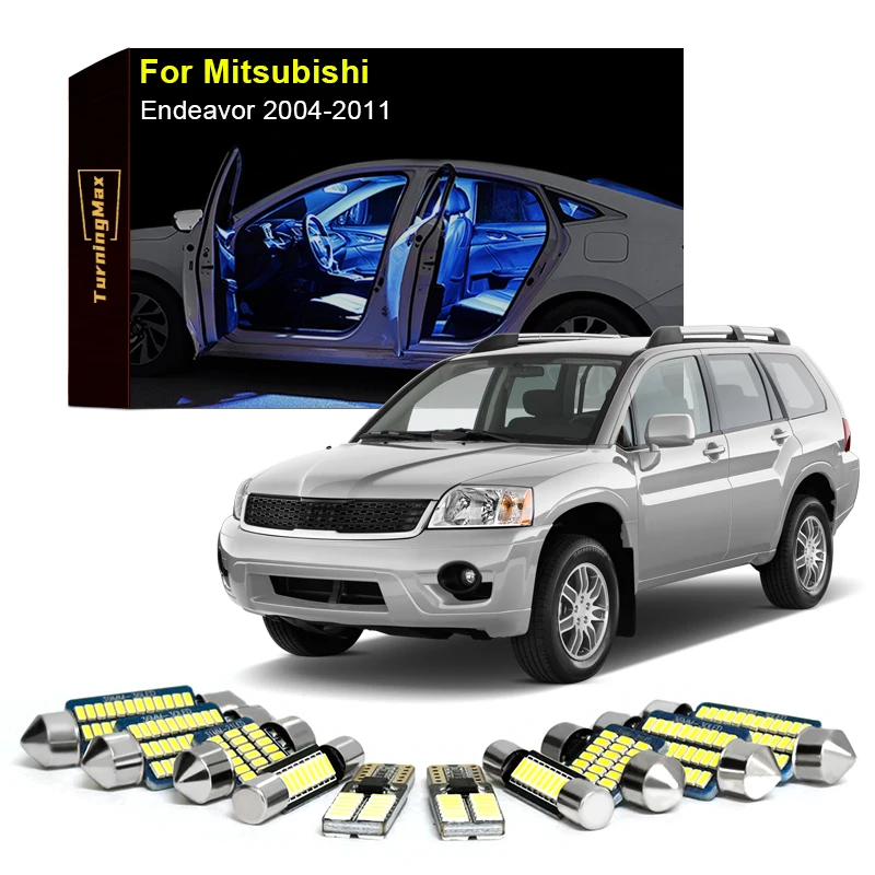 Комплект светодиодных ламп Canbus для внутреннего освещения, комплект для Mitsubishi Endeavor 2004-2011, Купольные светильники для багажника, комнатные лампы, автомобильные аксессуары
Комплект светодиодных ламп Canbus для внутреннего освещения, комплект для Mitsubishi Endeavor 2004-2011, Купольные светильники для багажника, комнатные лампы, автомобильные аксессуары