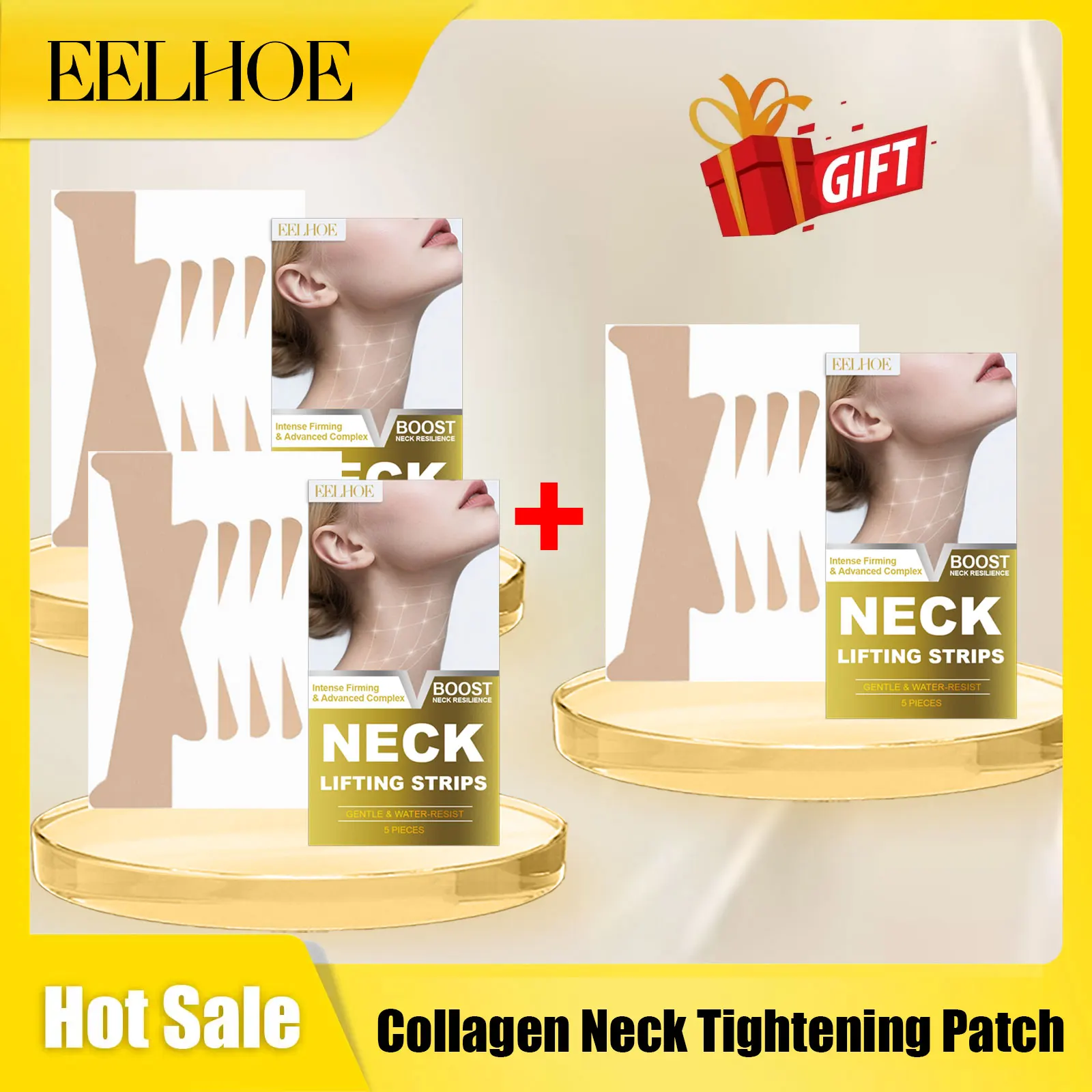 Eelhoe Collagen Neck Tightening Patch Remove W-rinkles Keep Lifting Nourish Firming Moisturize Brighten Neck Cream for Dark Skin
Eelhoe Collagen Neck Tightening Patch Remove W-rinkles Keep Lifting Nourish Firming Moisturize Brighten Neck Cream for Dark Skin