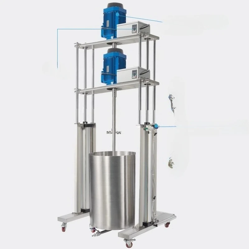 High-speed disperser, speed-regulated digital display, food flavors, oils and fats, lift-type custom stainless steel electric
High-speed disperser, speed-regulated digital display, food flavors, oils and fats, lift-type custom stainless steel electric