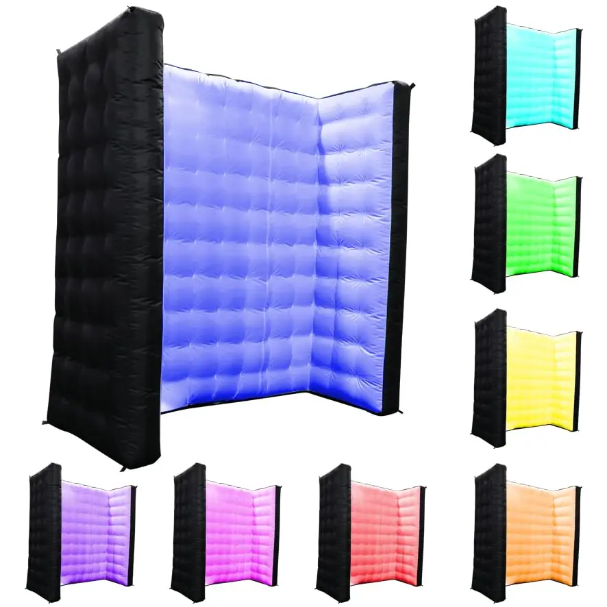 Black Inflatable Photo Booth Wall - 8.2x8.2x3.5ft Portable Backdrop with Built-In Fan & LED Lighting"
Black Inflatable Photo Booth Wall - 8.2x8.2x3.5ft Portable Backdrop with Built-In Fan & LED Lighting"