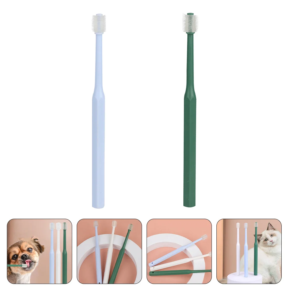 2 Pcs Detergent Toothbrush Soft Bristle Dog Tpe Toothpaste for Dogs Pet Oral Cleaner
2 Pcs Detergent Toothbrush Soft Bristle Dog Tpe Toothpaste for Dogs Pet Oral Cleaner