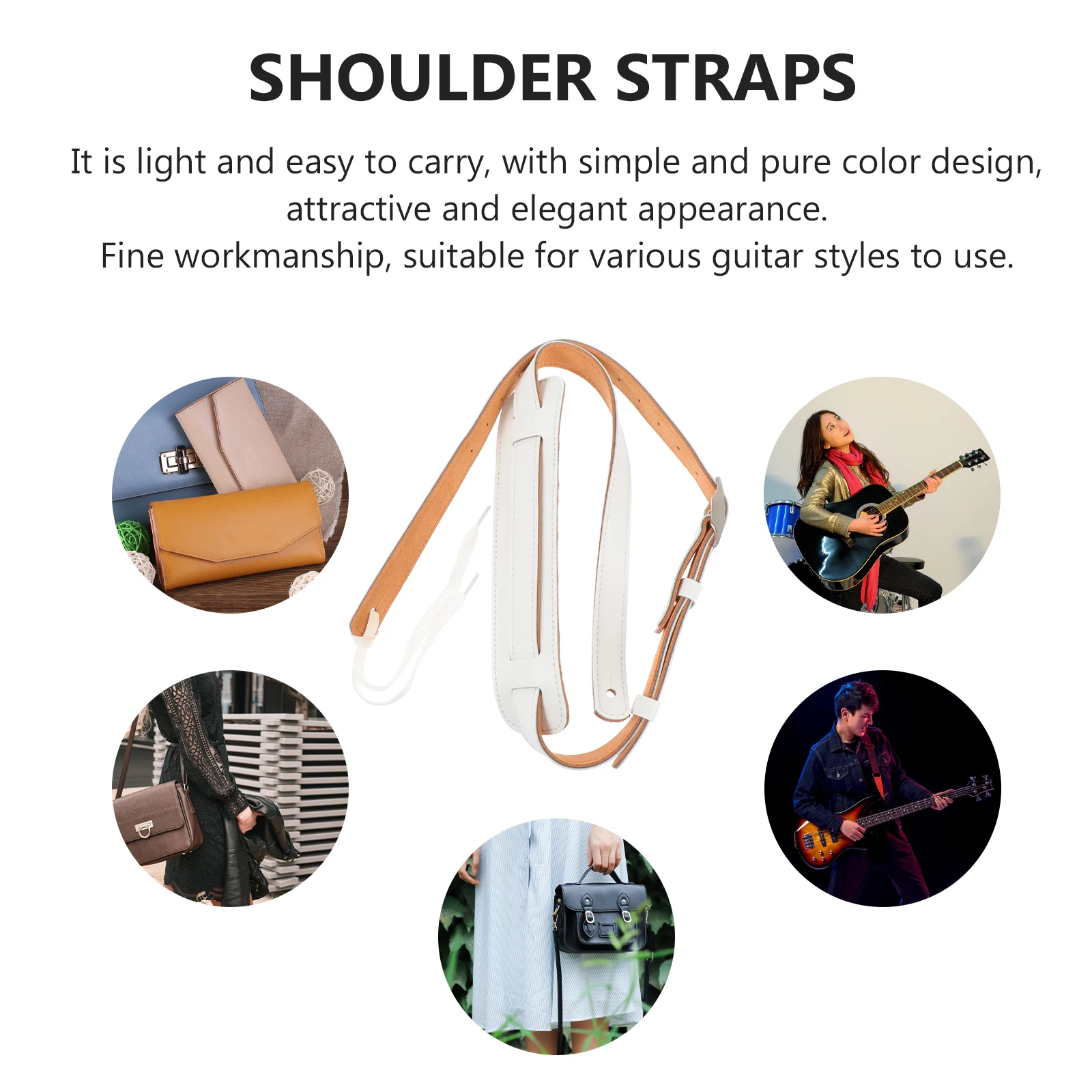 Guitar Strap Shoulder Pad Wide Electric Accessories Chic Acoustic Cowhide Bass Straps Adjustable
Guitar Strap Shoulder Pad Wide Electric Accessories Chic Acoustic Cowhide Bass Straps Adjustable