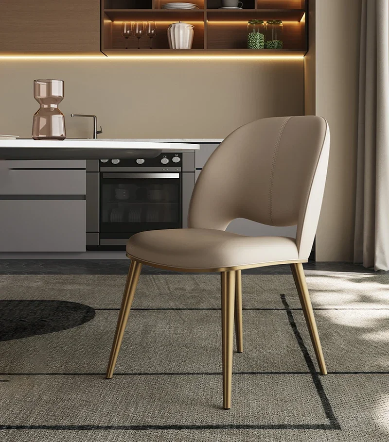 Leather dining chair home modern minimalist Nordic backrest comfortable restaurant hotel minimalist luxury dining table chair
Leather dining chair home modern minimalist Nordic backrest comfortable restaurant hotel minimalist luxury dining table chair