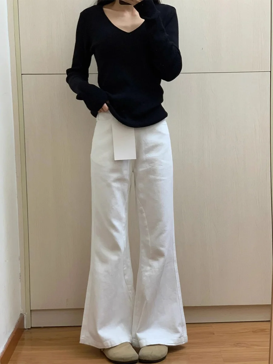 High Waist Wide Leg Jeans Women's Miniature Flared Jeans White Slimming Loose Drapey Bootcut Pants Spring 2024 New Arrival
High Waist Wide Leg Jeans Women's Miniature Flared Jeans White Slimming Loose Drapey Bootcut Pants Spring 2024 New Arrival