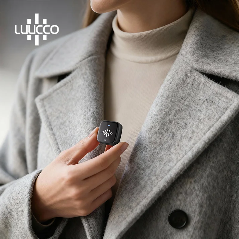 LUUCCO Air Mic Wireless Lavalier Microphone,Cordless Lapel Mic System for Vlog Recording,Suit for iPhone/Android/Camera/Laptop
LUUCCO Air Mic Wireless Lavalier Microphone,Cordless Lapel Mic System for Vlog Recording,Suit for iPhone/Android/Camera/Laptop