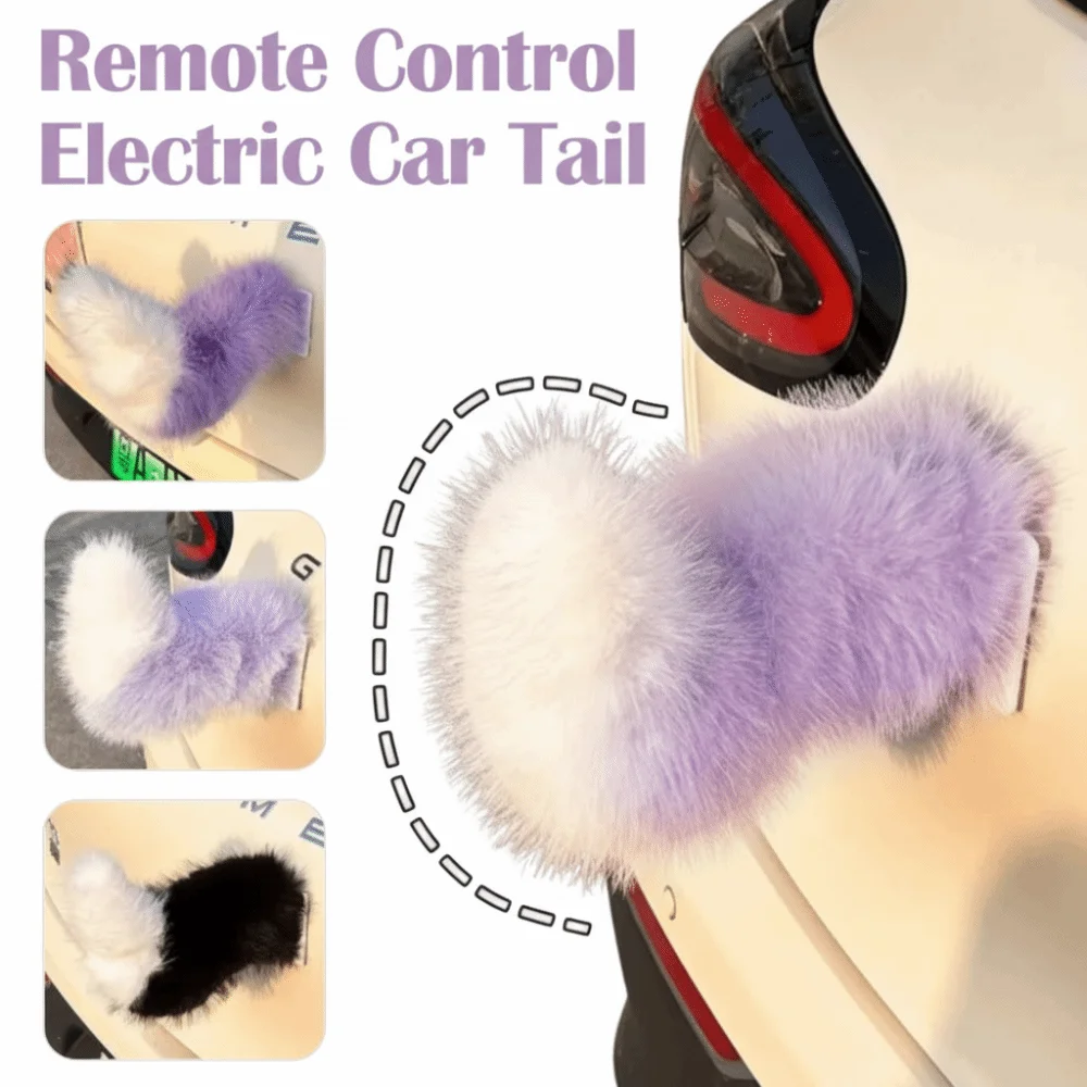 Fluffy Plush Remote Control Wagging Tail Rechargeable Realistic Movement Plush Wagging Tail Self-adhesive Purple White Color
Fluffy Plush Remote Control Wagging Tail Rechargeable Realistic Movement Plush Wagging Tail Self-adhesive Purple White Color